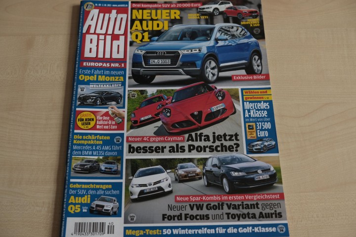 Deckblatt Auto Bild (40/2013)